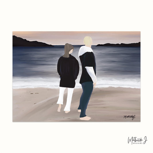 Seaside Escape Print by Mathilde J Designs