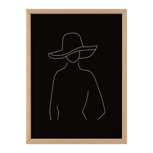 The Silhouette – Minimalist Fashion Line Art Print